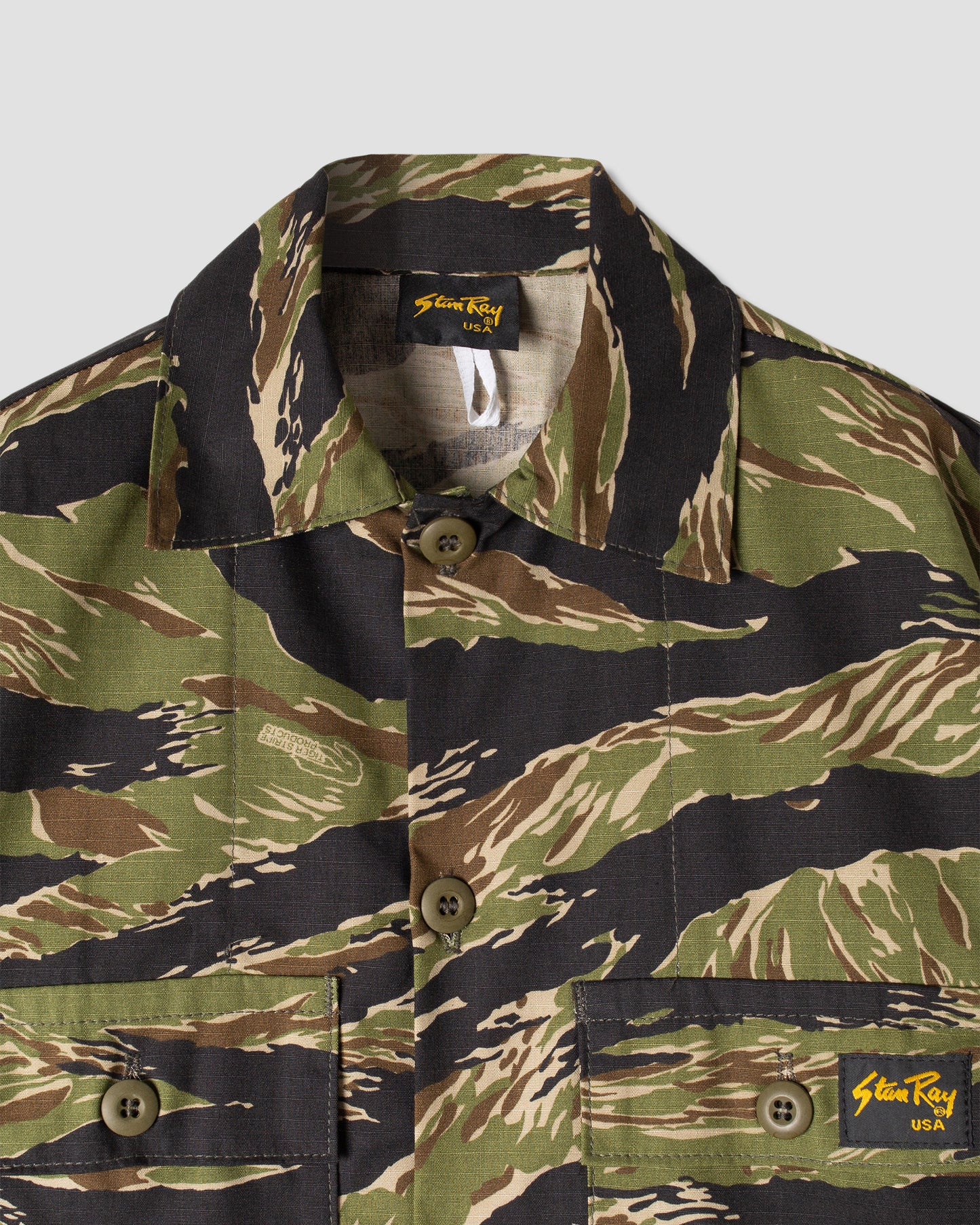 4-Taschen-Jacke (Tigerstreifen-Ripstop)