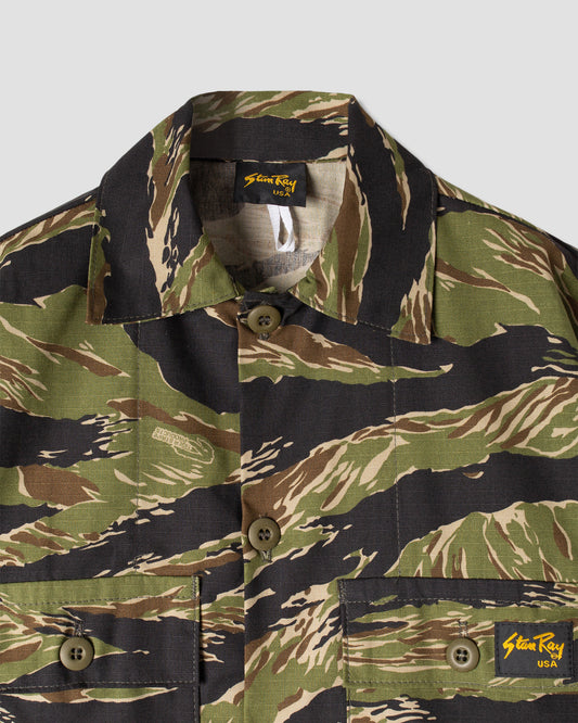 4-Taschen-Jacke (Tigerstreifen-Ripstop)
