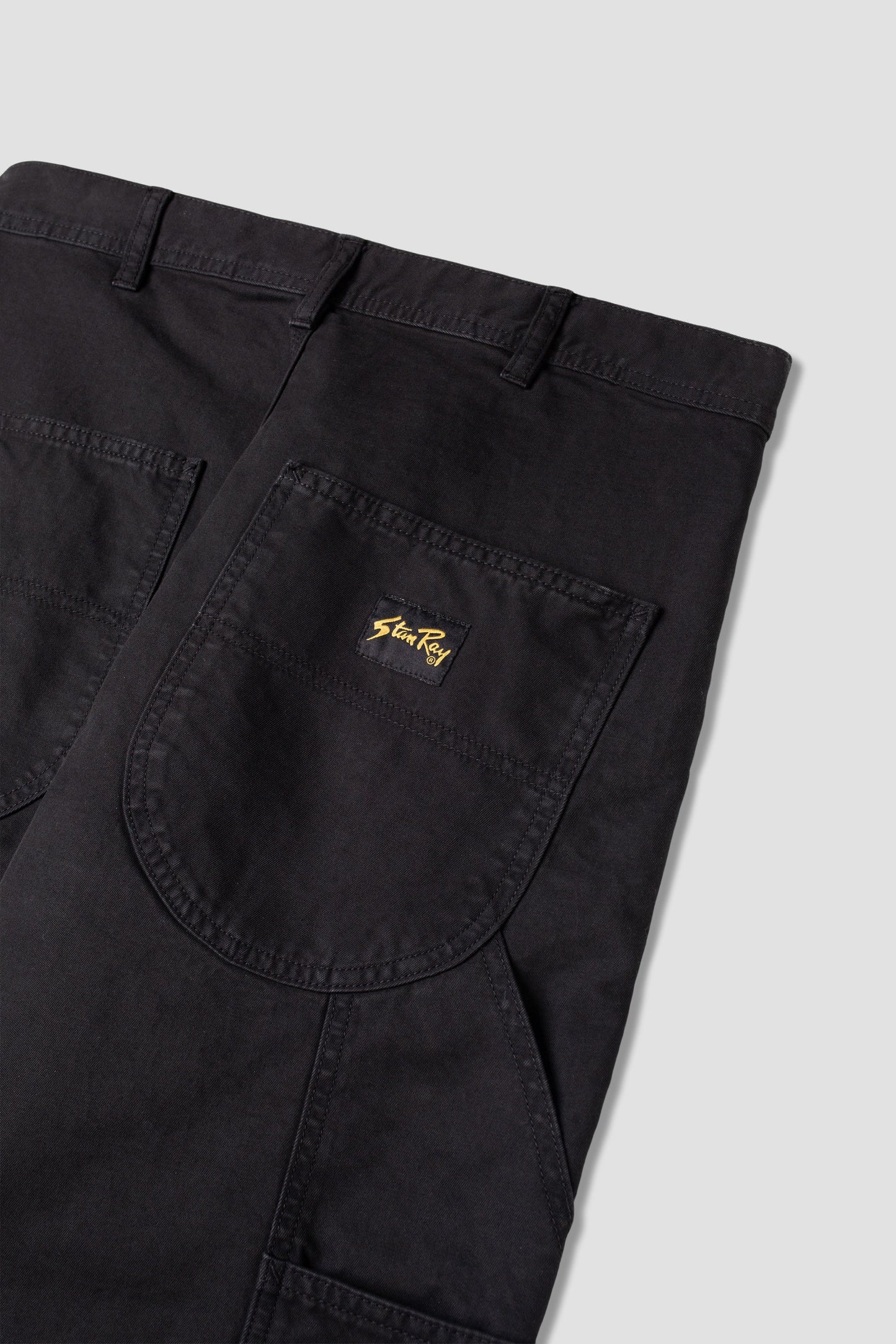 Pantalon de peintre des années 80 (sergé noir)