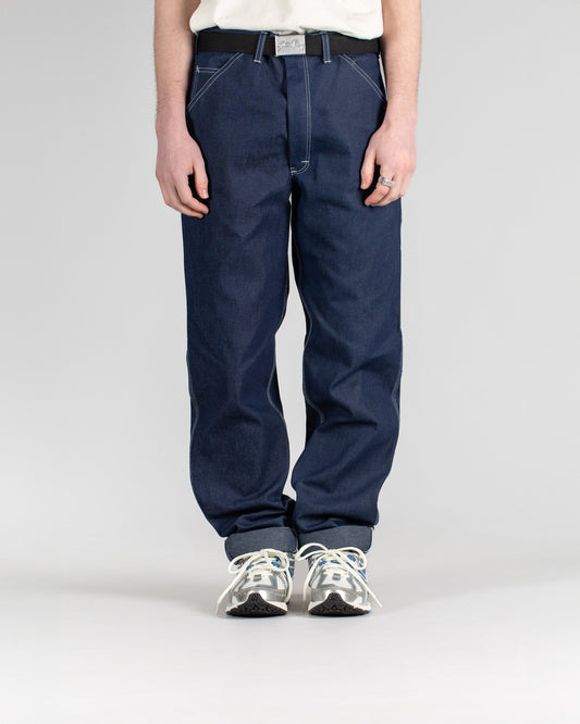 Pantalon de peintre des années 80 (denim indigo)