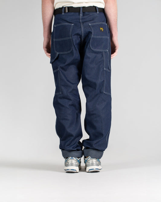 Pantalon de peintre des années 80 (denim indigo)