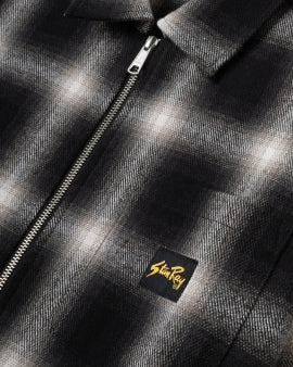 Zip Shirt (Black Check)