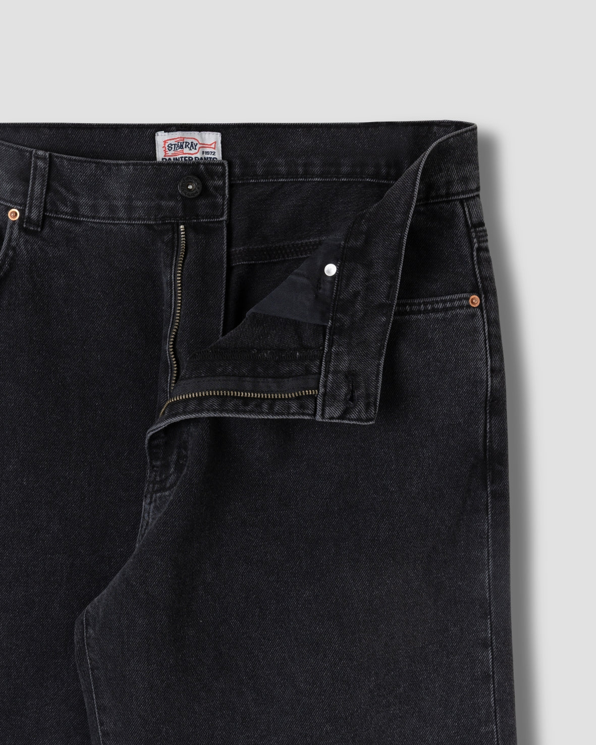 Wide 5 (Washed Black Denim)