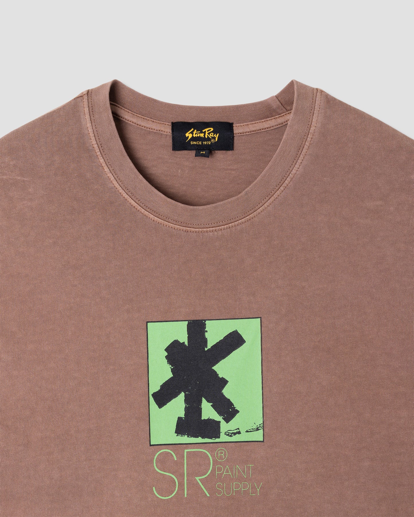 Brush Squares Tee (Acorn)