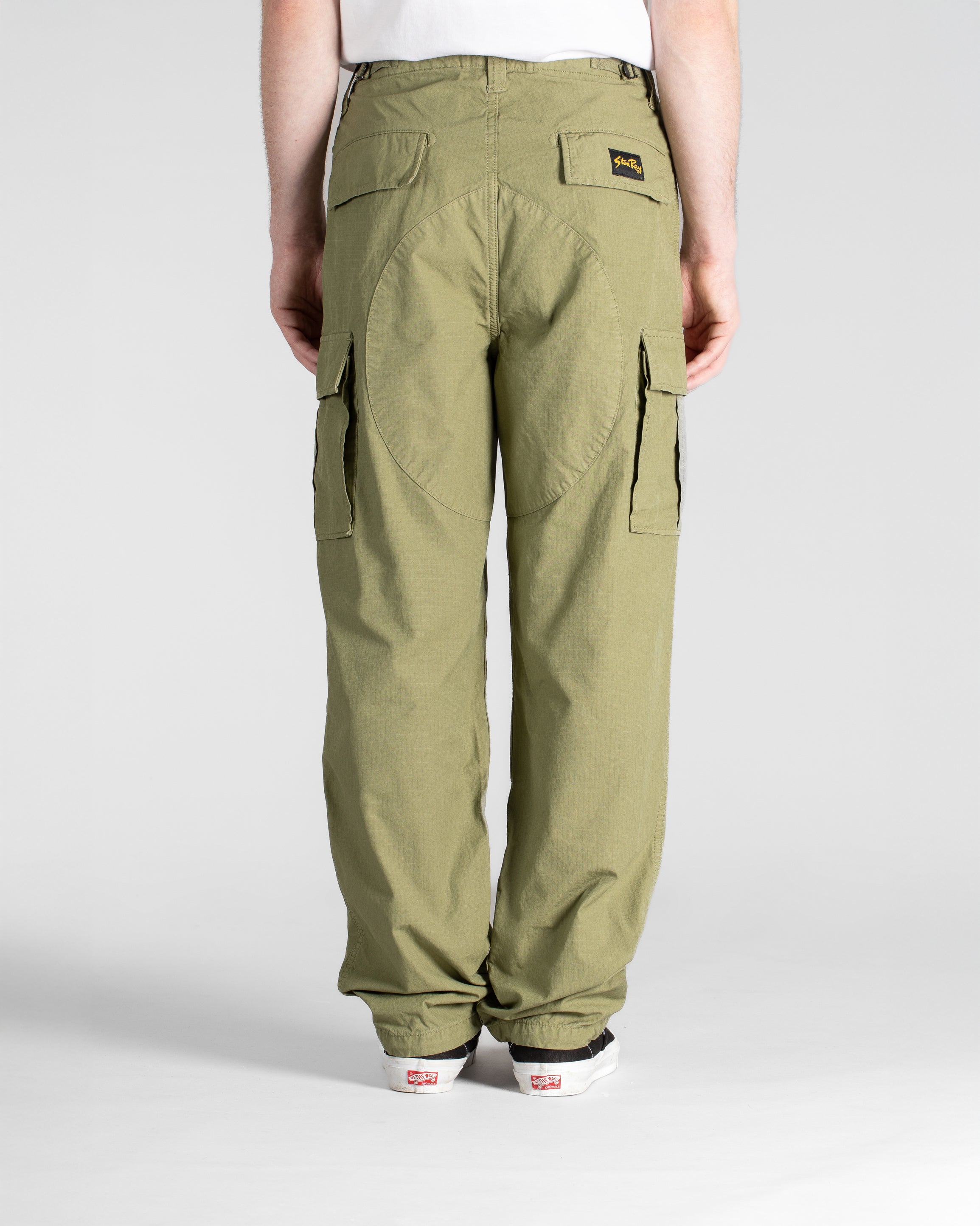 Cargohose (olivfarbener Ripstop)