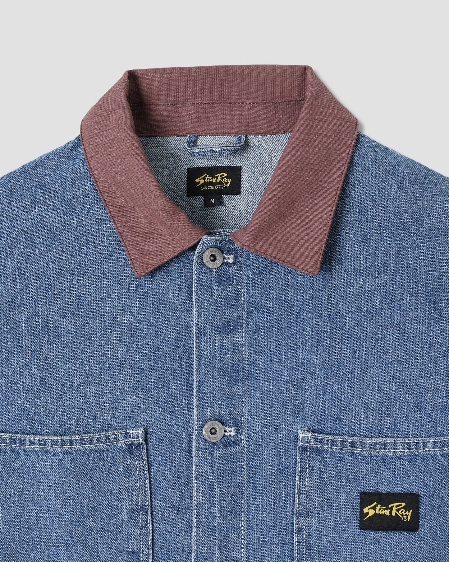 Coverall Jacket (70s Stone Denim)