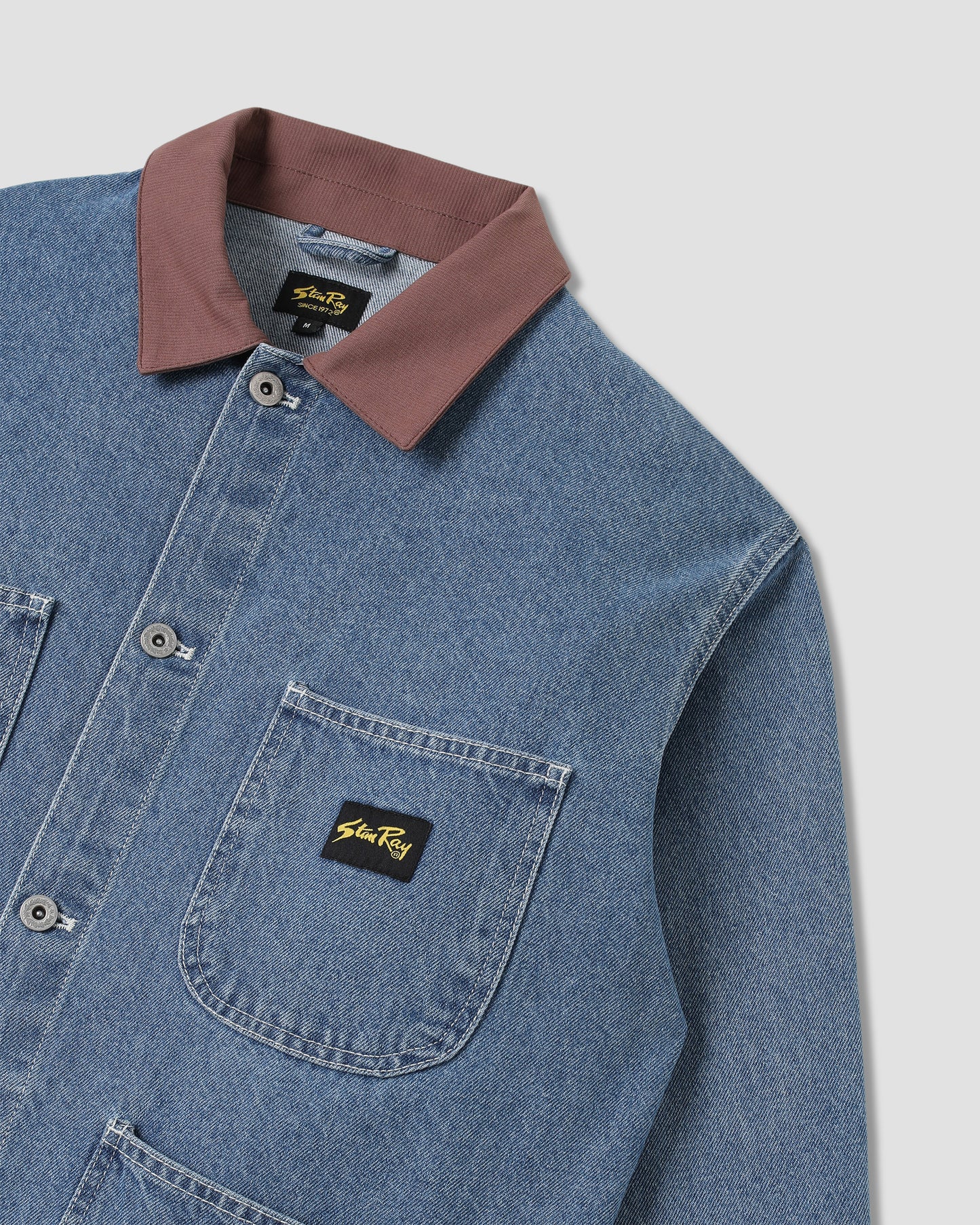 Coverall Jacket (70s Stone Denim)