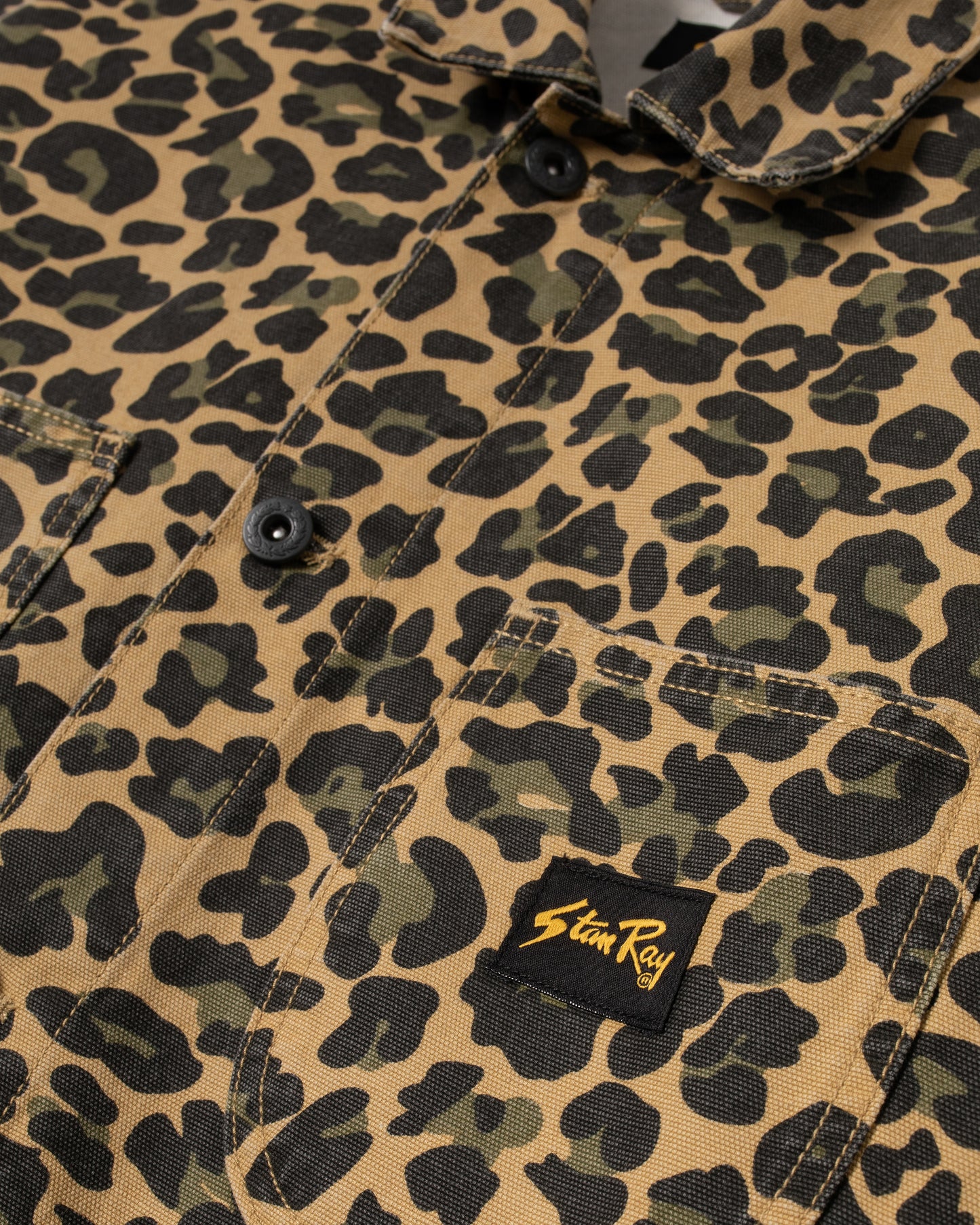 Overall-Jacke (Leopardentarn)