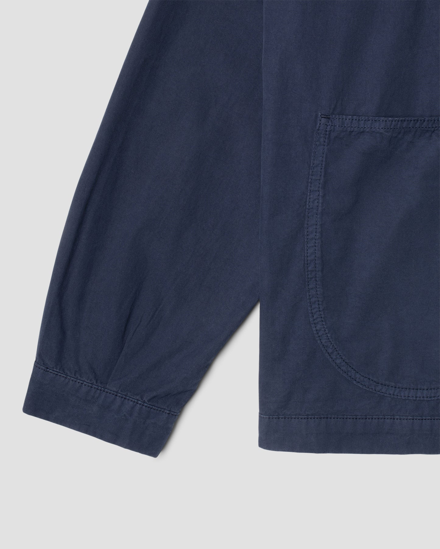 Overall-Jacke (Marineblaues Popeline)