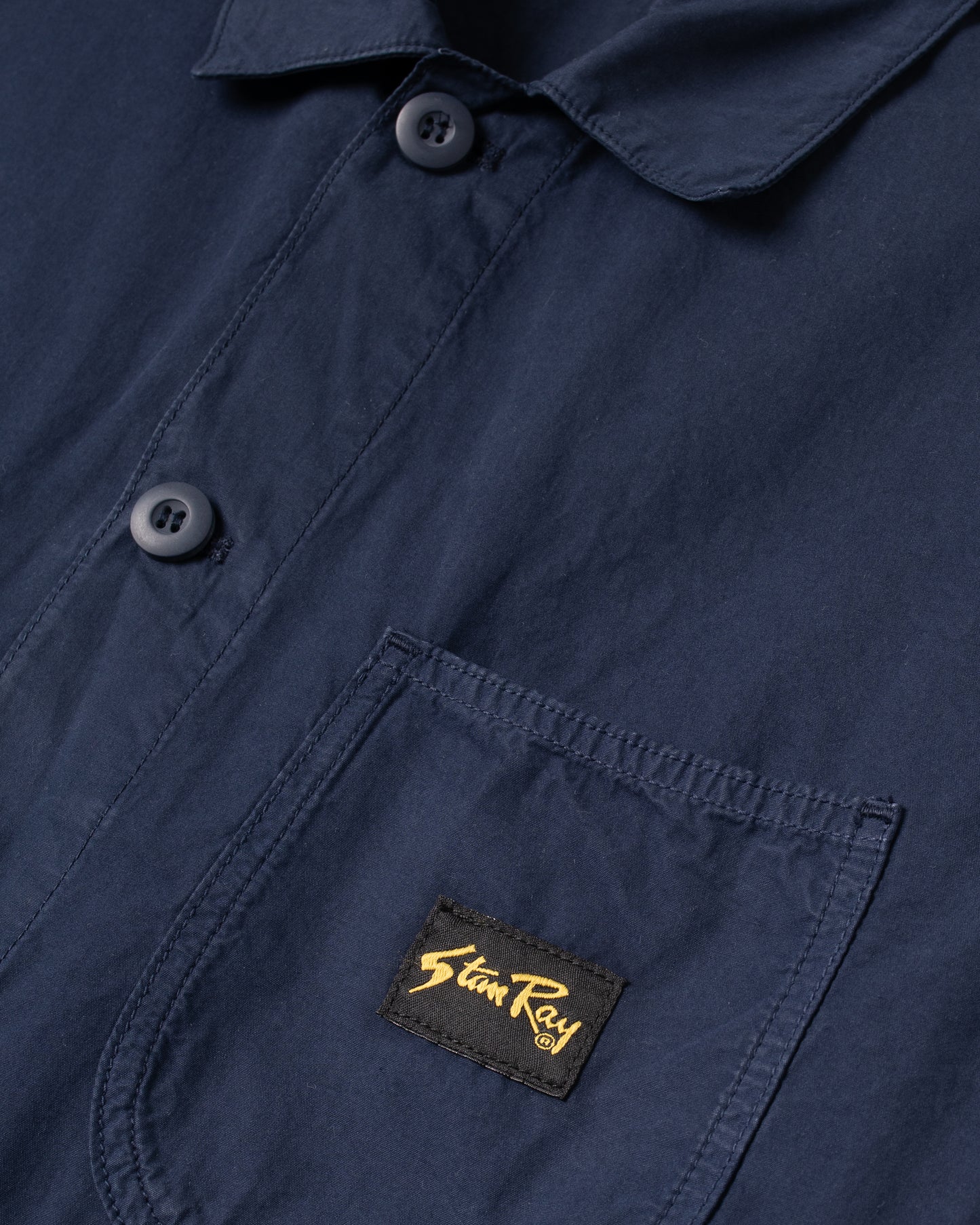 Overall-Jacke (Marineblaues Popeline)