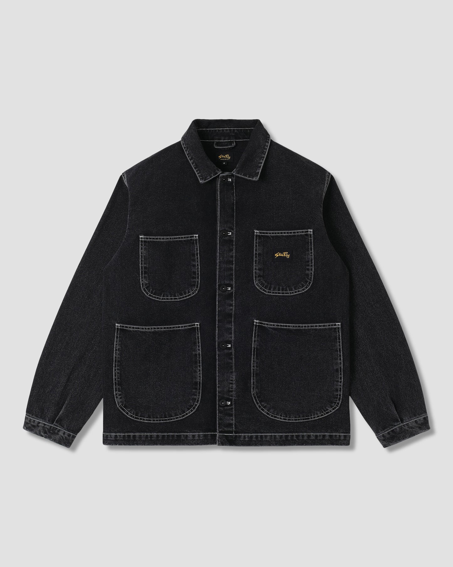 Coverall Jacket (Stonewashed Black Denim)