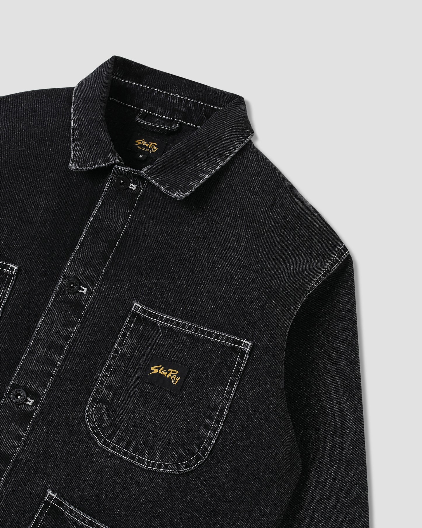 Coverall Jacket (Stonewashed Black Denim)