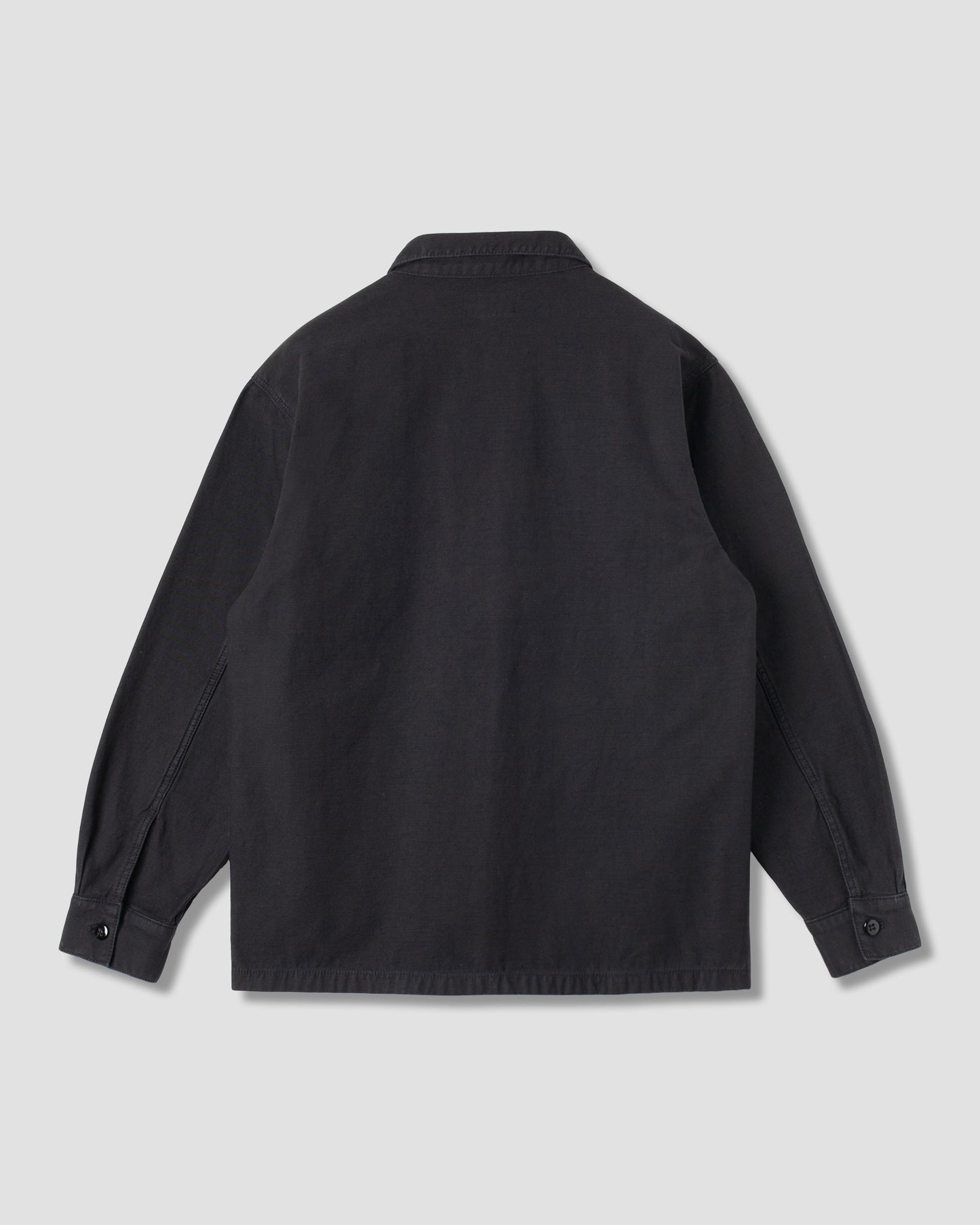 CPO Shirt (Black Sateen)