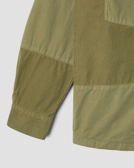 CPO Shirt (Olive/Poplin Mix)