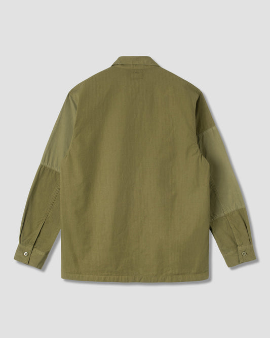 CPO Shirt (Olive/Poplin Mix)