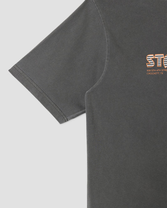 Crockett Pants Tee (Washed Black)