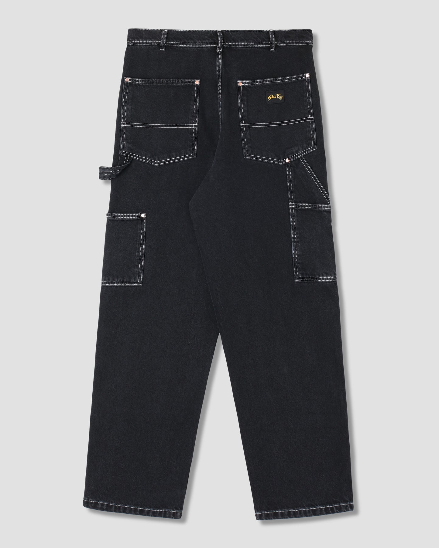 Double Knee Pant (Stonewashed Black Denim)