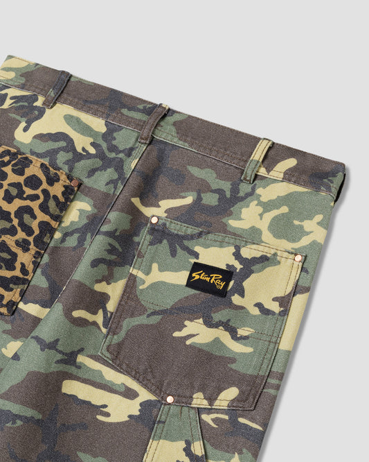 Double Knee Pant (Woodland DPM Duck /Leopard Duck Mix)