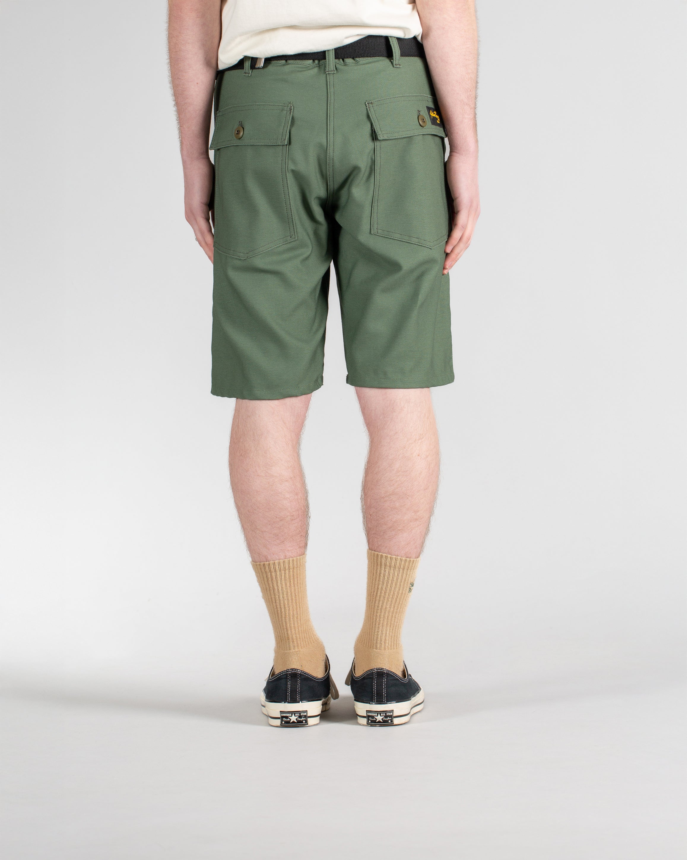 Fatigue Short (Olive Sateen 8.5oz)