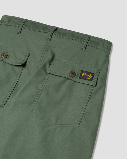 Fatigue Short (Olive Sateen 8.5oz)