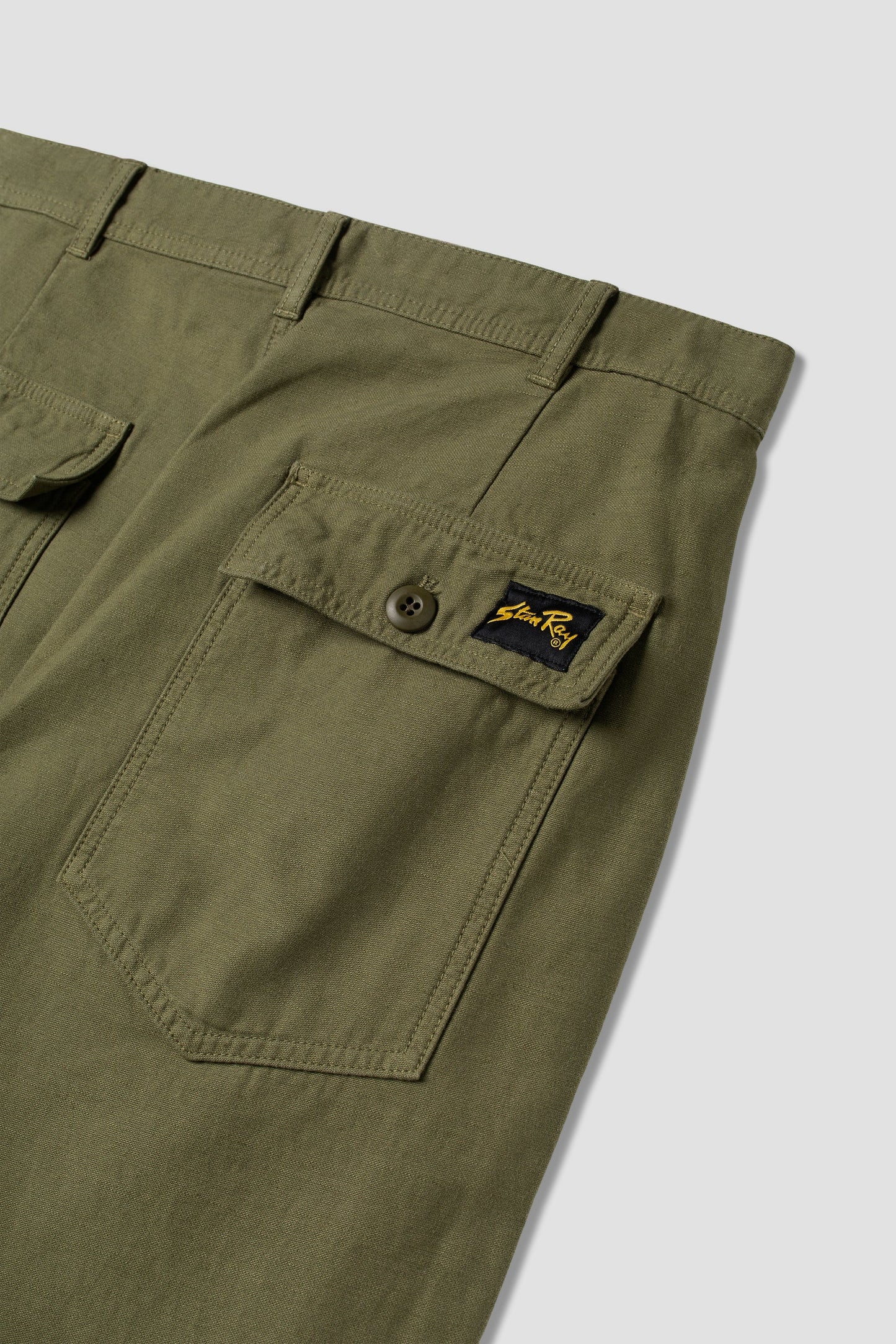 Fat Pant (Dark Olive Sateen)