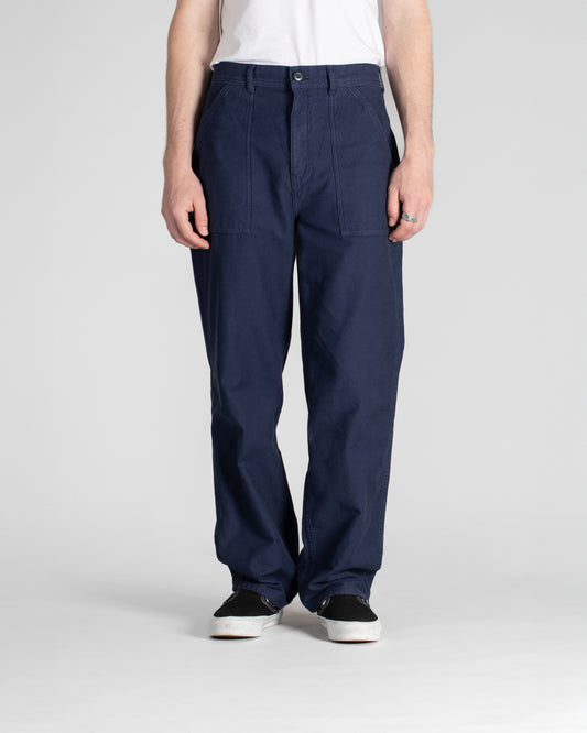 Fat Pant (Navy Sateen)