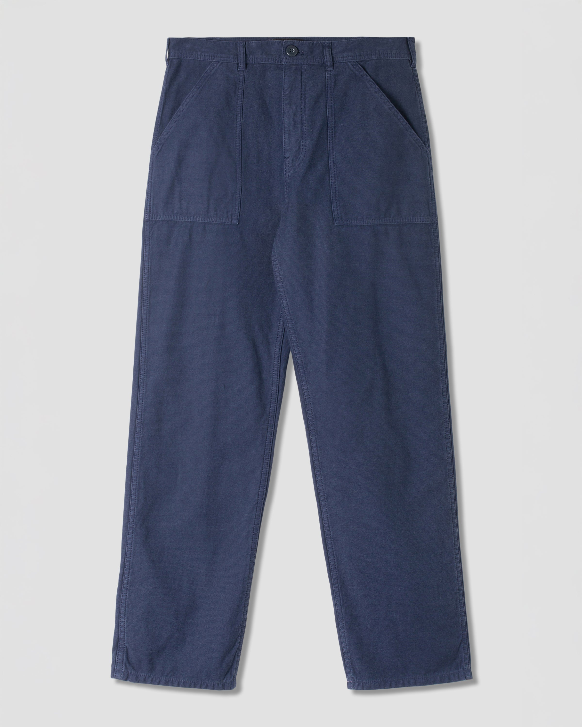 Fat Pant (Navy Sateen)