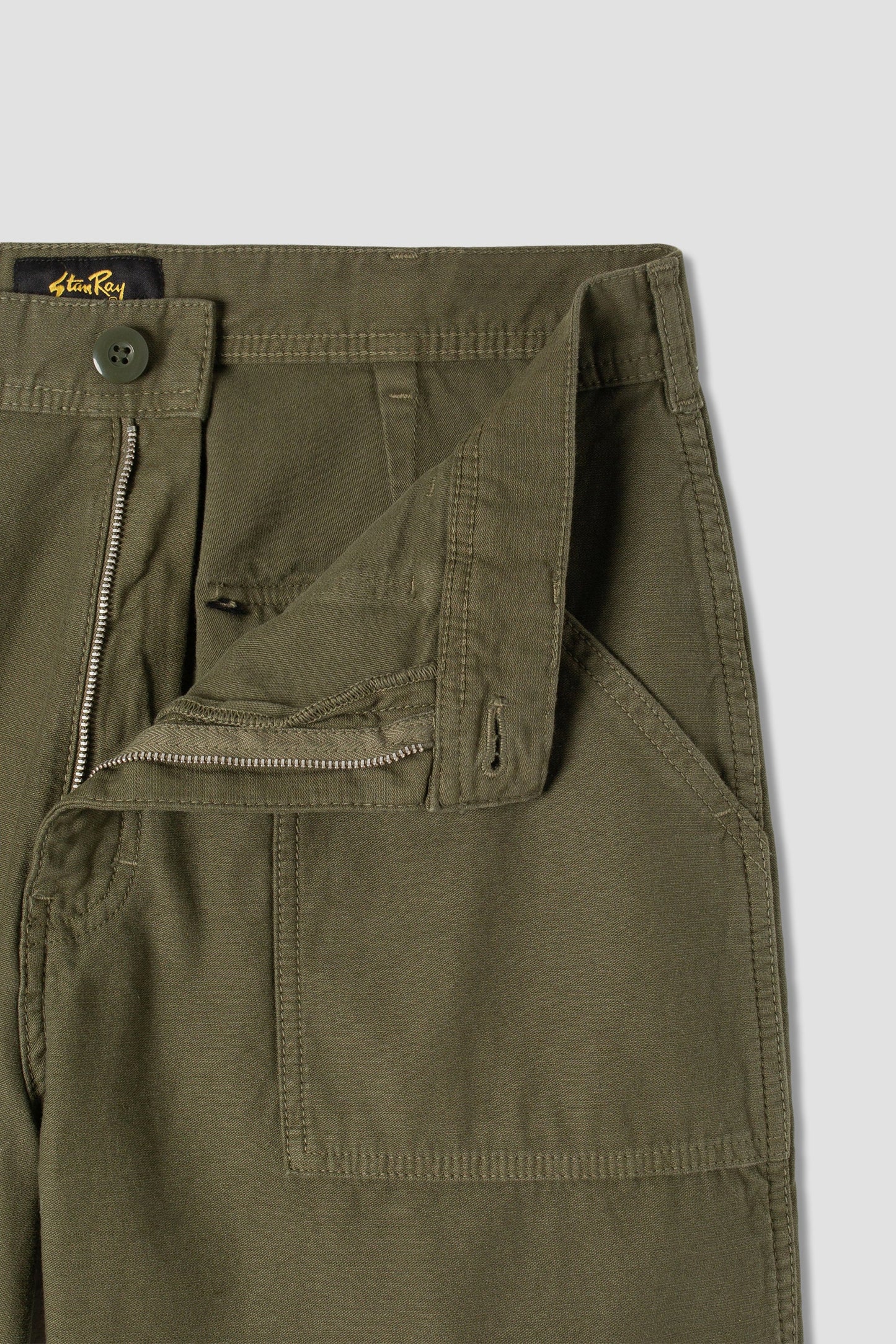 Fat Short (Olive Sateen)