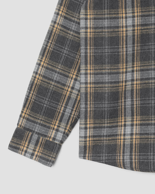 Flannel Shirt (Charcoal Plaid)