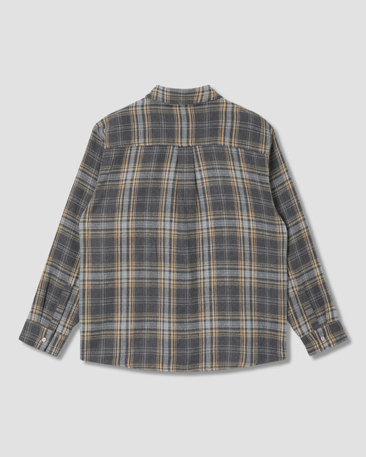 Flannel Shirt (Charcoal Plaid)