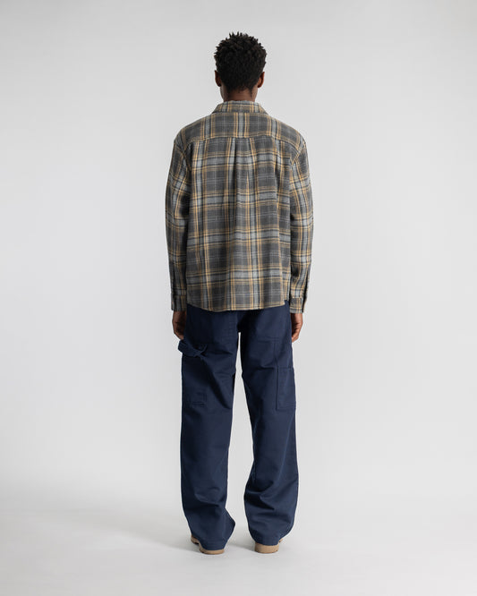 Flannel Shirt (Charcoal Plaid)