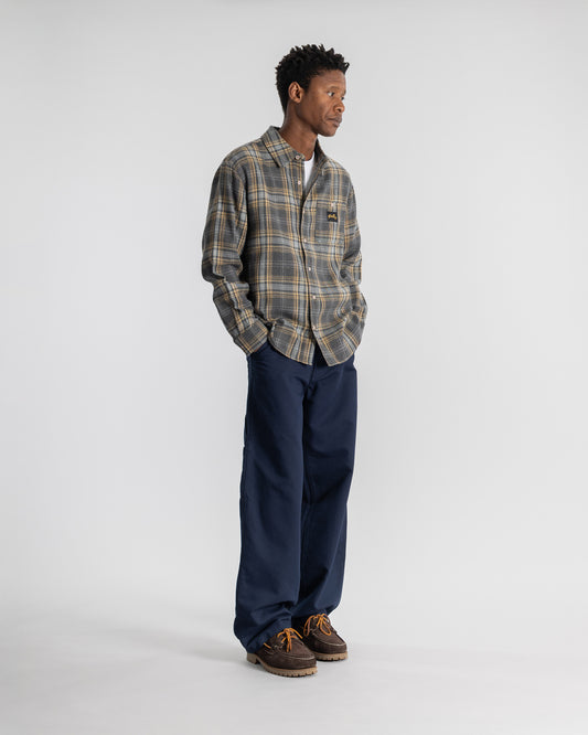 Flannel Shirt (Charcoal Plaid)