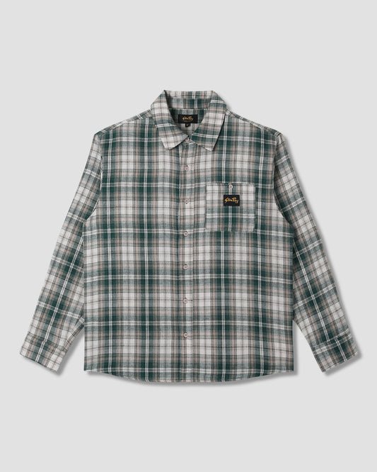 Flannel Shirt (Green Plaid)