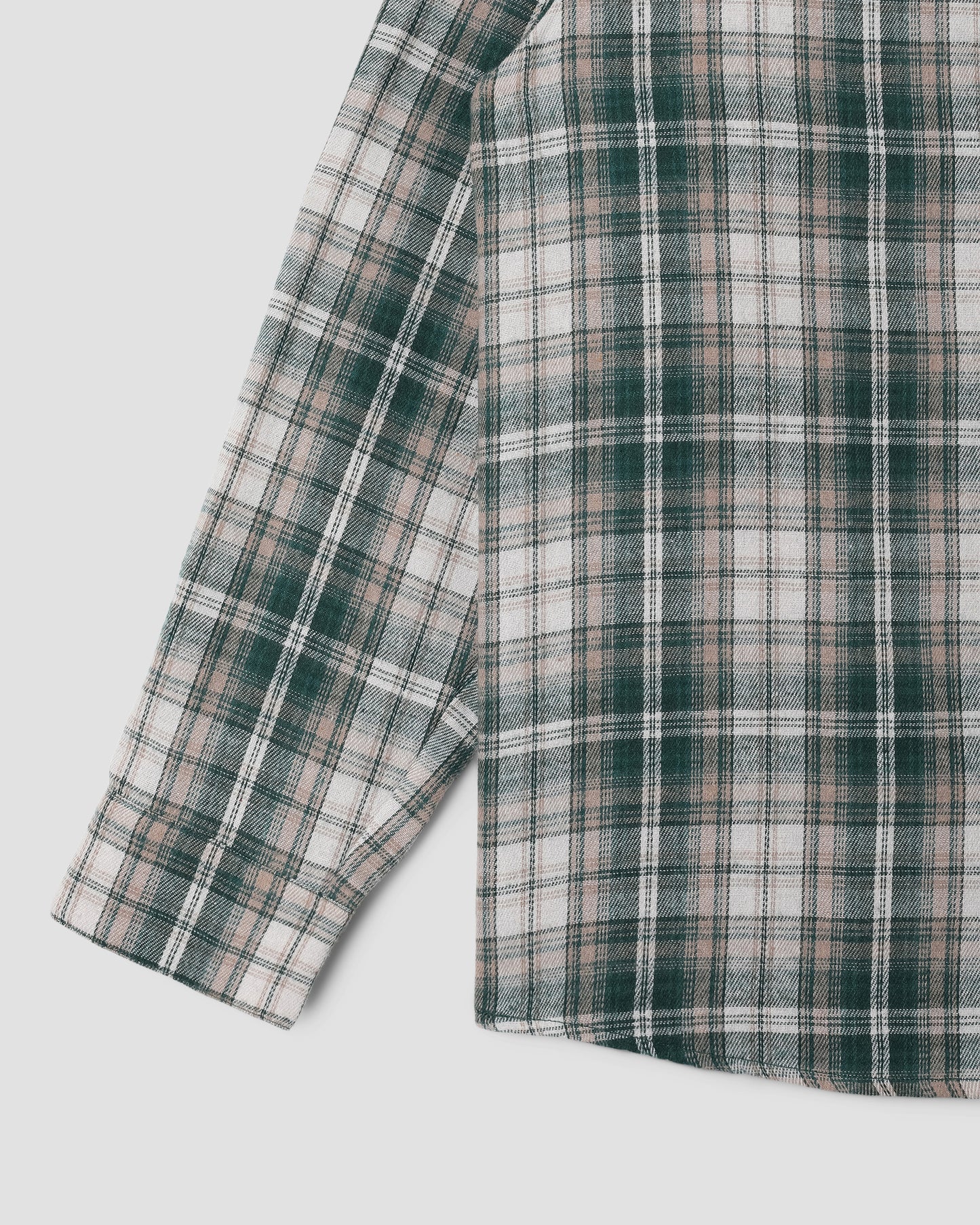 Flannel Shirt (Green Plaid)