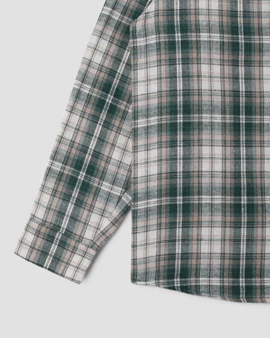 Flannel Shirt (Green Plaid)