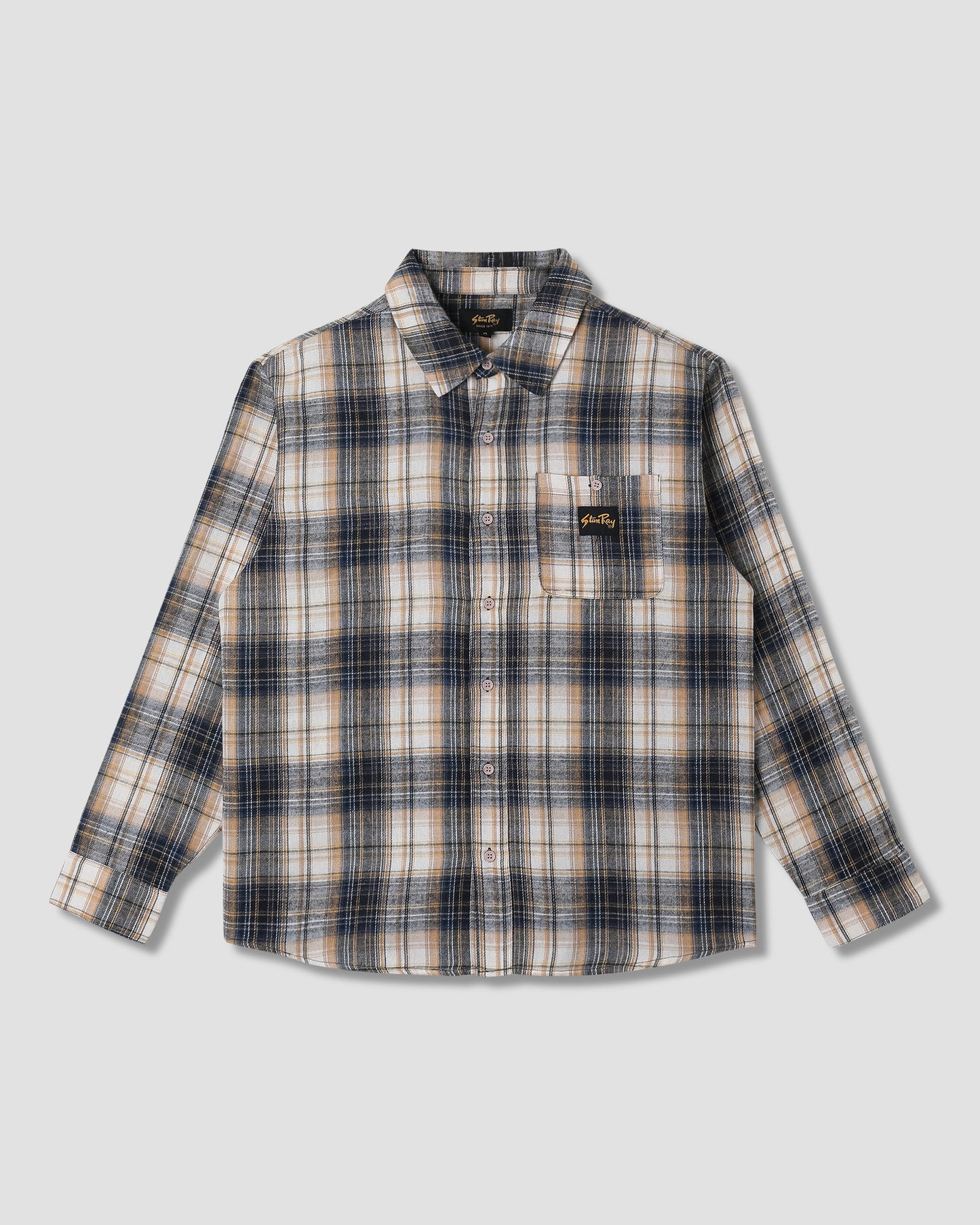 Flannel Shirt (Navy Plaid)