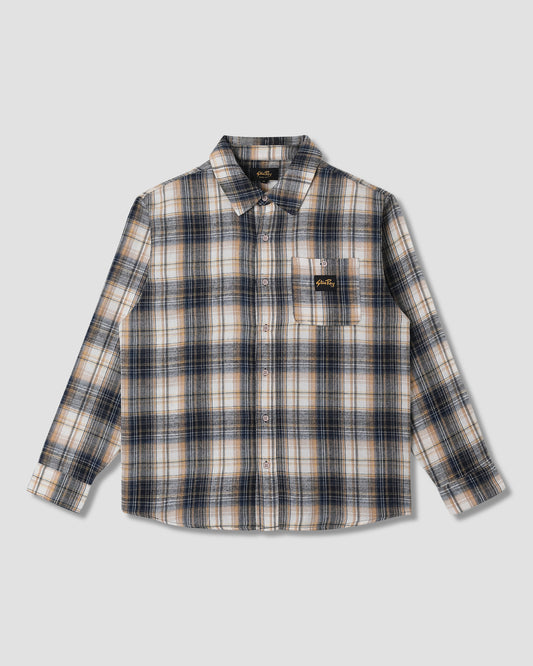 Flannel Shirt (Navy Plaid)
