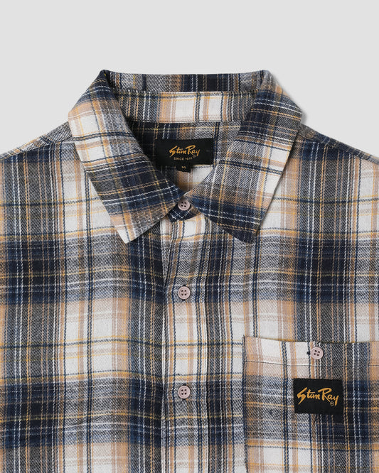 Flannel Shirt (Navy Plaid)