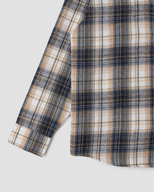 Flannel Shirt (Navy Plaid)