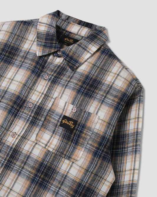 Flannel Shirt (Navy Plaid)