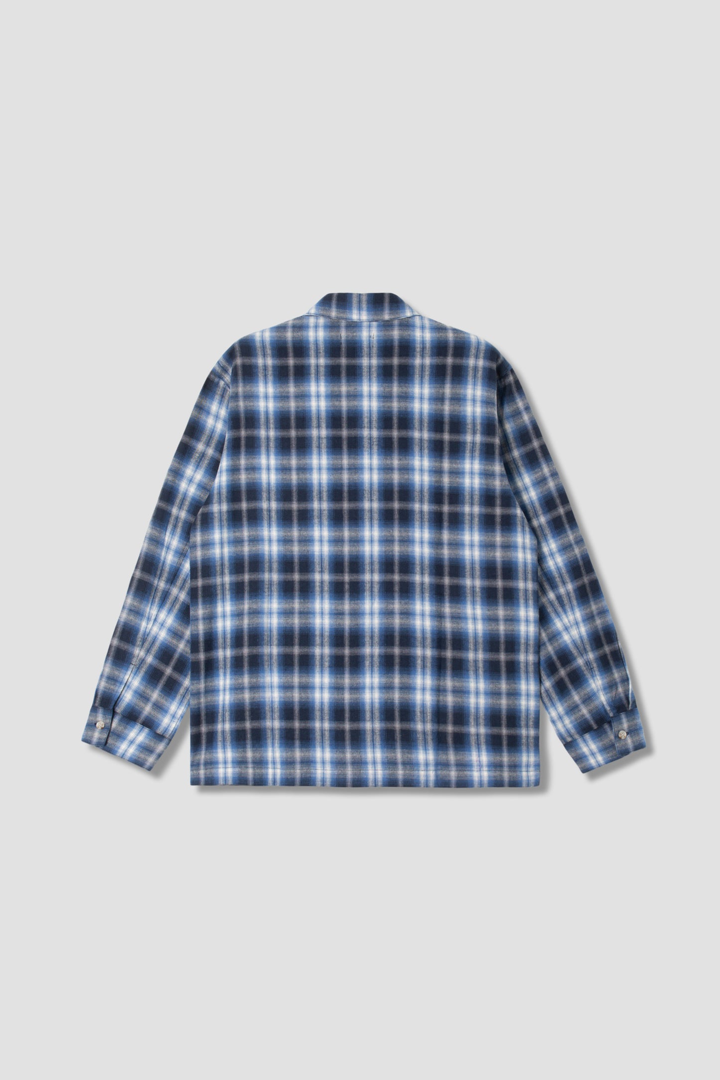 Flannel Shirt (Navy) Plaid