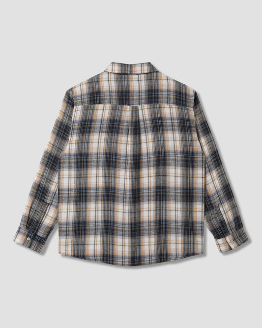 Flannel Shirt (Navy Plaid)