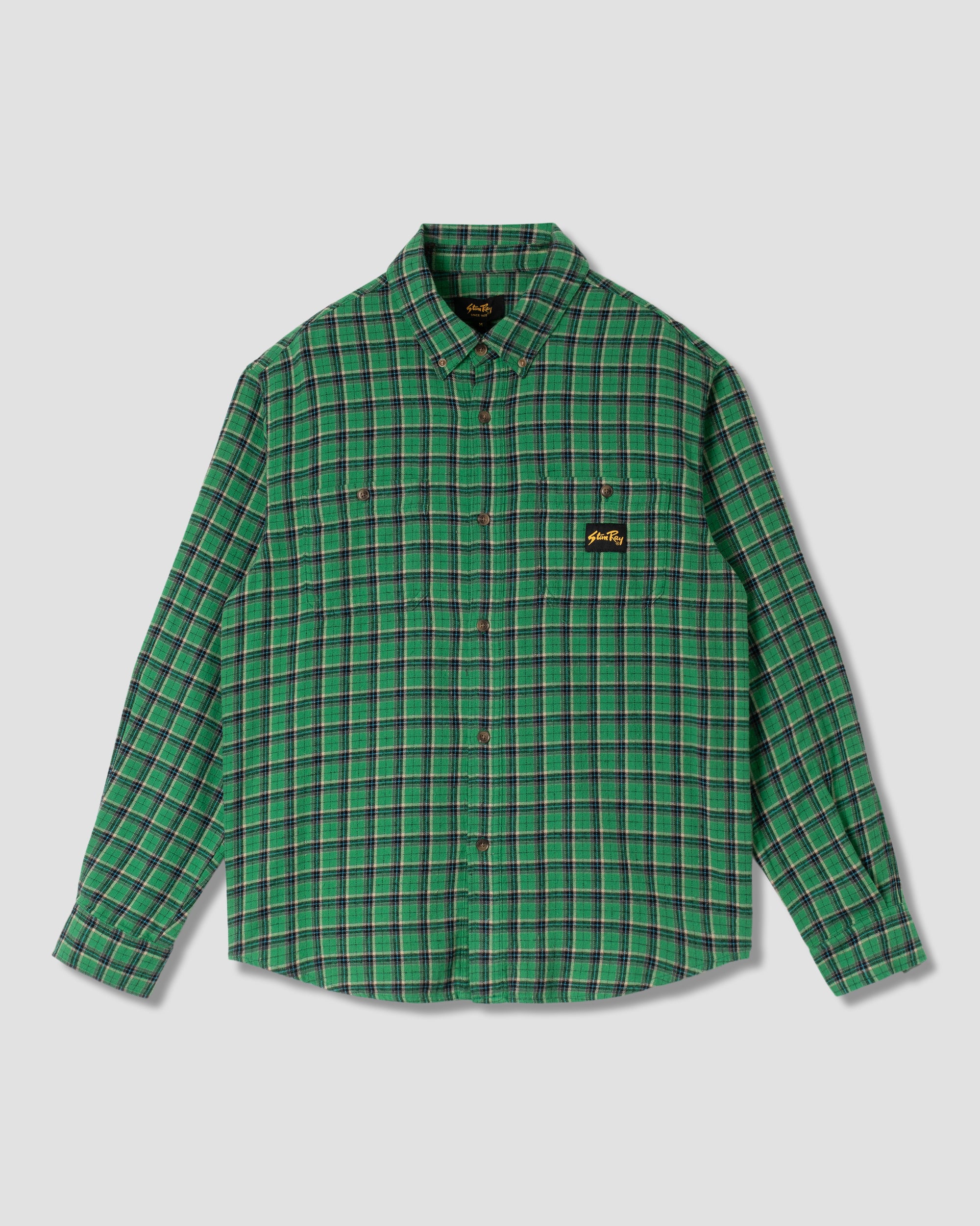 Flannel Shirt (Summer Green Plaid)