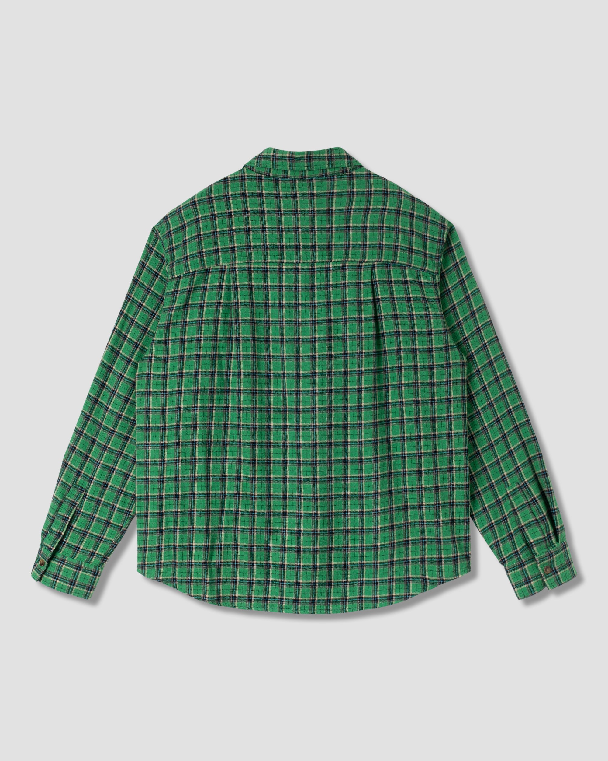Flannel Shirt (Summer Green Plaid)