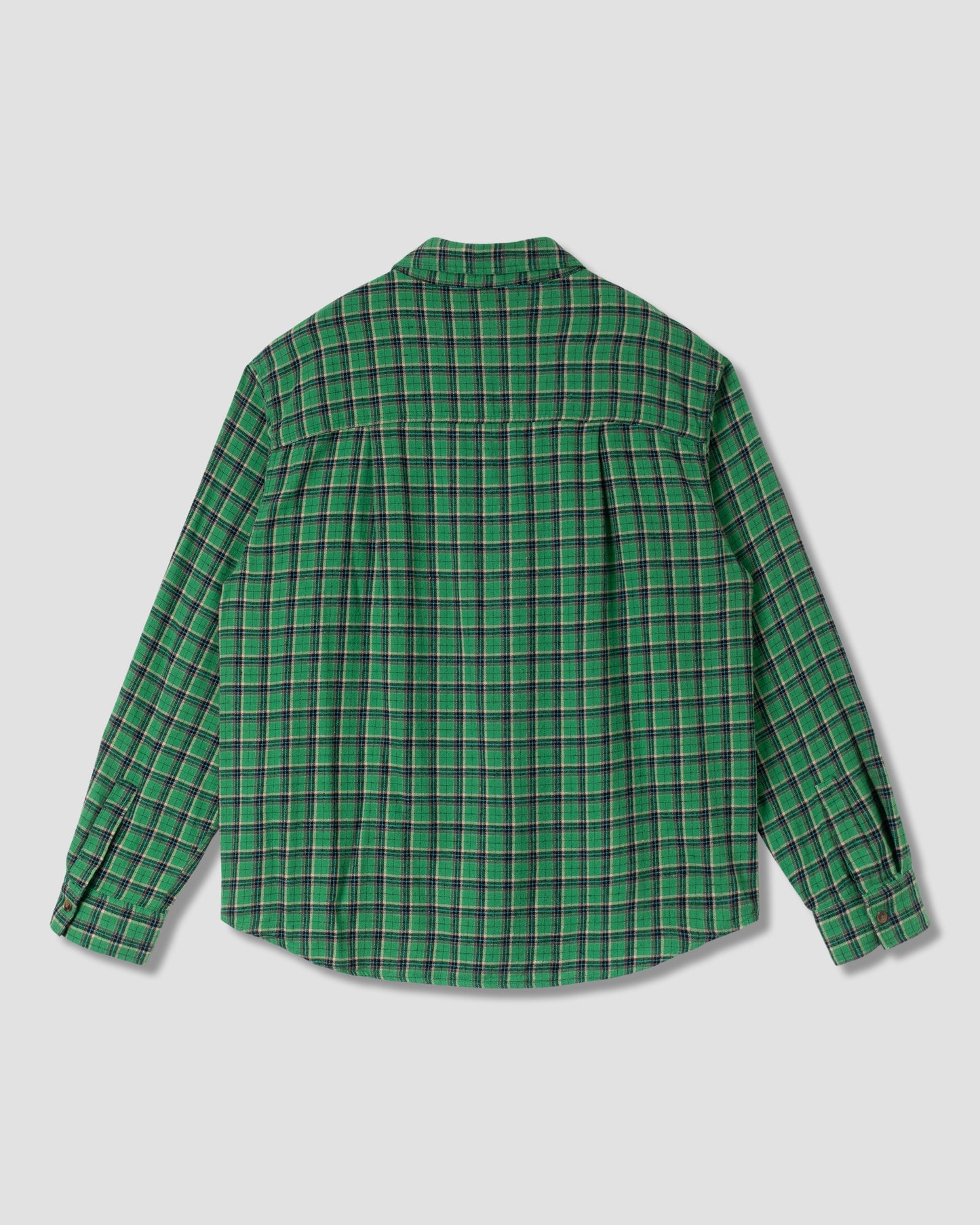 Chemise en flanelle (carreaux verts d'été)
