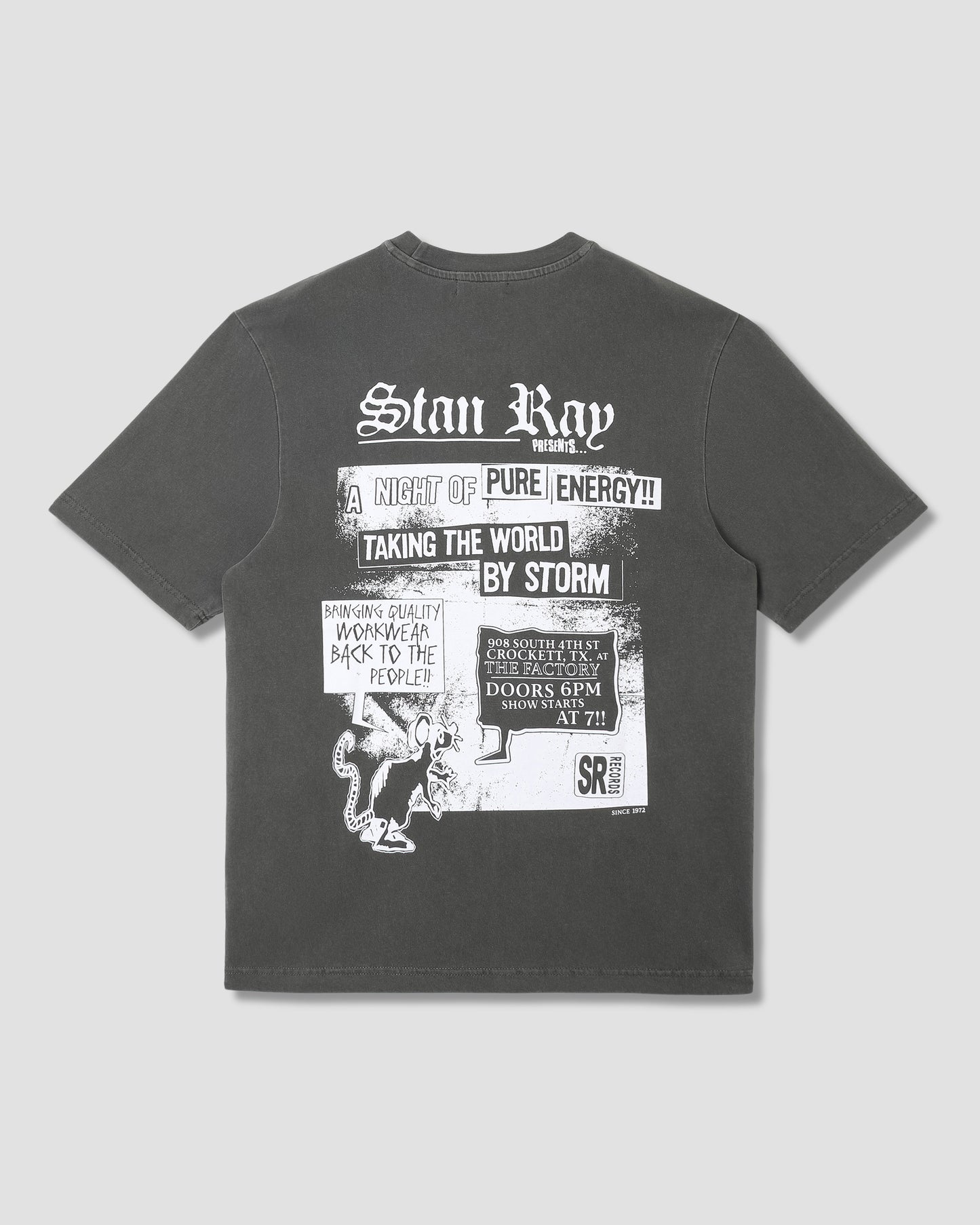 Hardcore Tee (Washed Black)