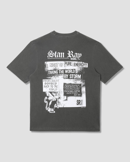 Hardcore Tee (Washed Black)