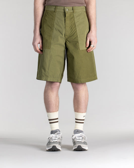 K Short (Olive Rs/Poplin Mix)