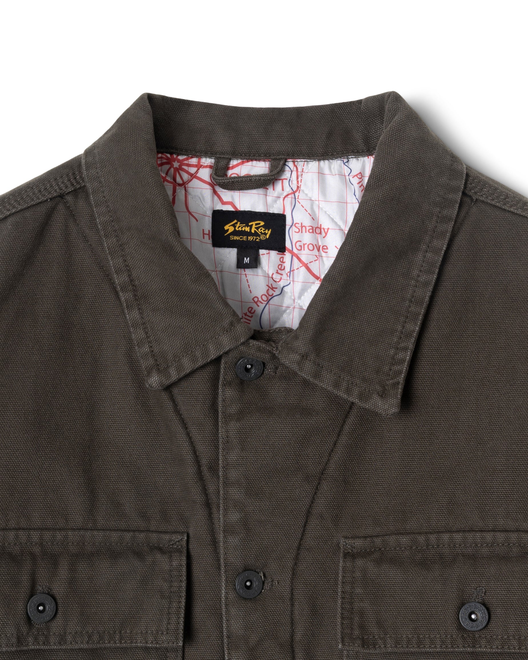 Lined Trucker Jacket (Charcoal Duck)