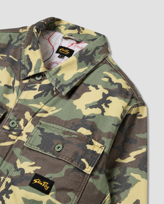 Lined Trucker Jacket (Woodland DPM Duck)